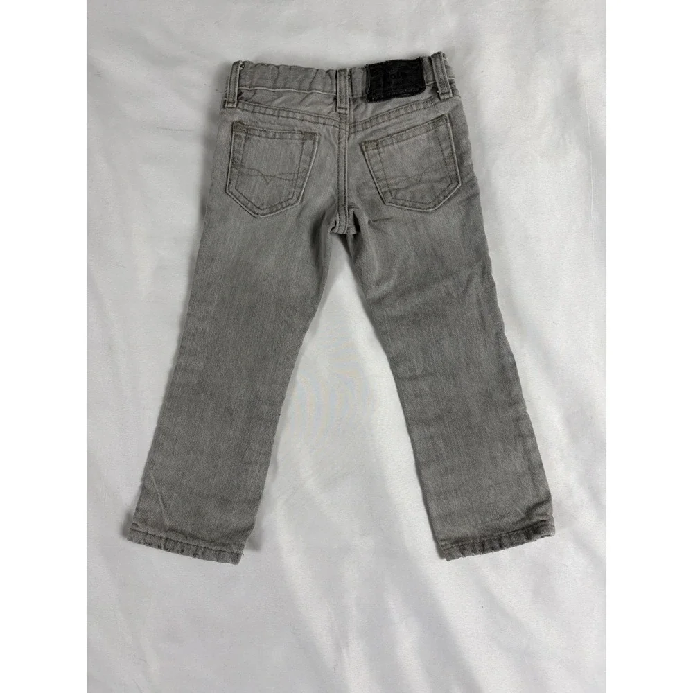 Polo Ralph Lauren Boys 2T Slim Straight Gray Denim Jeans